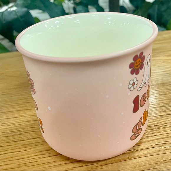 Halloween Pink Cowgirl Ghost 🩷👻 Let’s Go Ghouls Ceramic Coffee Mug NWT - Picture 3 of 5